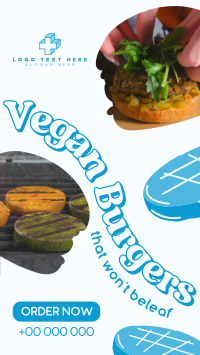 Vegan Burgers Instagram Reel Preview