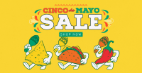 Cinco De Mayo Mascot Sale Facebook Ad Design