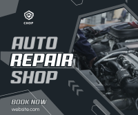 Auto Repair Shop Facebook Post Design