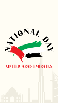 UAE City Facebook Story Design