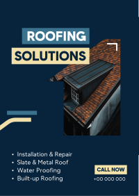 Roofing Solutions Flyer Design