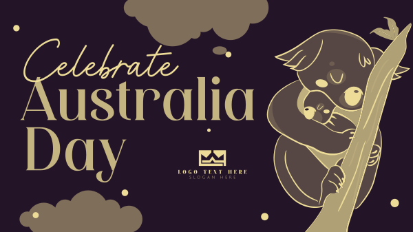 Sleeping Koalas Facebook Event Cover Design