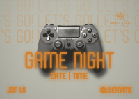 Game Night Console Postcard Image Preview