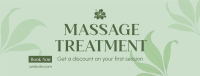 Massage Therapy Service Facebook cover Image Preview