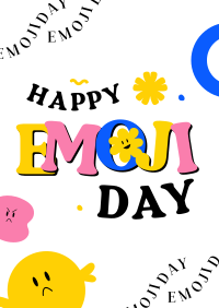 Assorted Emoji Flyer Design