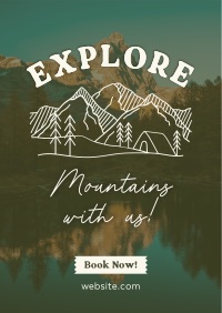 Explore Mountains Poster Image Preview