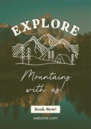 Explore Mountains Poster Image Preview