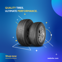 Quality Tires Instagram Post Design
