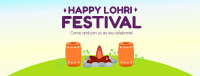 Lohri Celebration Facebook Cover Design