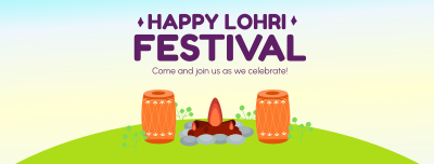 Lohri Celebration Facebook cover Image Preview