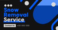 Minimal Snow Removal Facebook Ad Design