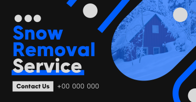 Minimal Snow Removal Facebook ad Image Preview