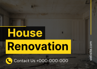 House Renovation Postcard Image Preview