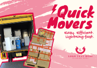 Lightning Fast Movers Postcard Preview