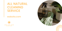 Natural Cleaning Services Twitter post Image Preview