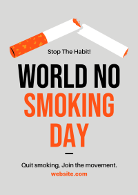 World No Smoking Day Poster Design