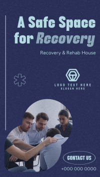 Minimalist Recovery House Facebook Story Design