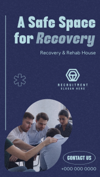 Minimalist Recovery House Facebook story Image Preview