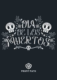 Colorful Calavera Poster Image Preview