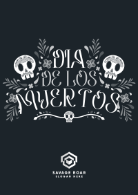 Colorful Calavera Poster Image Preview