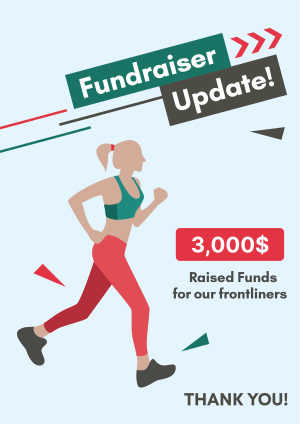 Marathon Fundraiser Update Flyer Image Preview