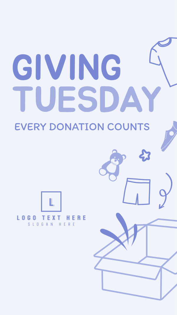 Every Donation Counts Facebook Story Design