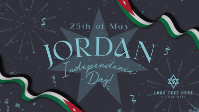 Jordan Independence Ribbon Facebook event cover Image Preview