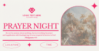 Rustic Prayer Night Facebook Ad Design