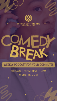 Comedy Break Podcast TikTok Video Image Preview