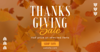 Thanksgiving Leaves Sale Facebook Ad Design
