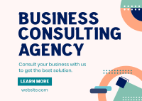Consulting Business Postcard Design