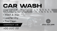 Professional Car Wash Service Facebook Event Cover Design