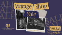 Retro Vintage Shop Sale Animation Preview