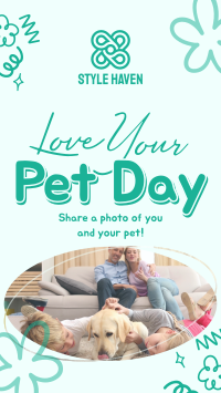 Pet Day Doodles Facebook story Image Preview
