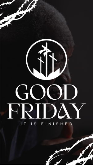 Simple Good Friday Facebook story Image Preview