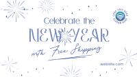 New Year Shipping Deals Facebook Event Cover Design