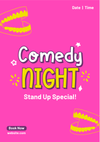 Comedy Night Flyer Image Preview