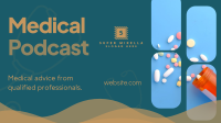 Medical Podcast Facebook Event Cover Design