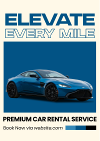 Premium Car Rental Flyer Image Preview