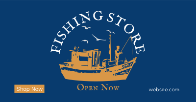 Fishing Store Facebook ad Image Preview