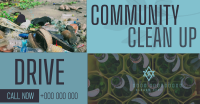 Community Clean Up Drive Facebook Ad Design