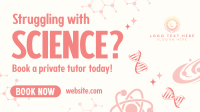 Science Private Tutorial Facebook Event Cover Design