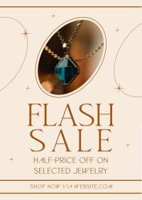 Jewelry Flash Sale Flyer Design