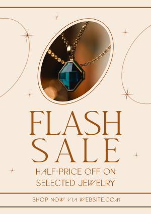 Jewelry Flash Sale Flyer Image Preview