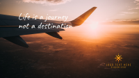 Journey Quote Facebook Event Cover Design