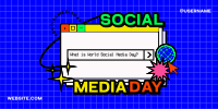 Retro Social Media Twitter post Image Preview