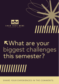 Abstract Minimalist Student Engagement Flyer Preview