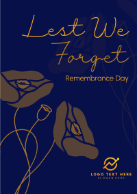 Remembrance Flowers Flyer Image Preview
