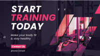 Today's Fitness Facebook Event Cover Design