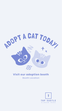 Adopt A Cat Today Instagram story Image Preview